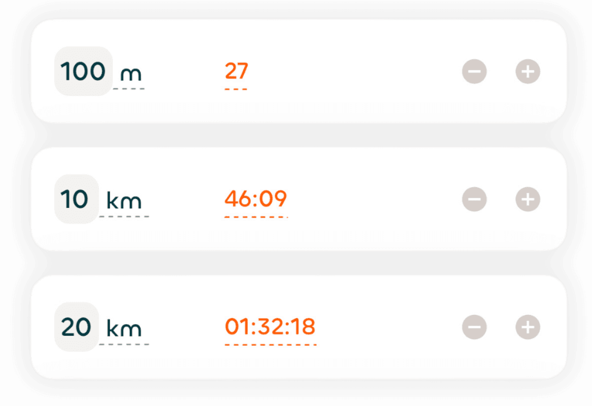 Convertisseur de temps et de distance